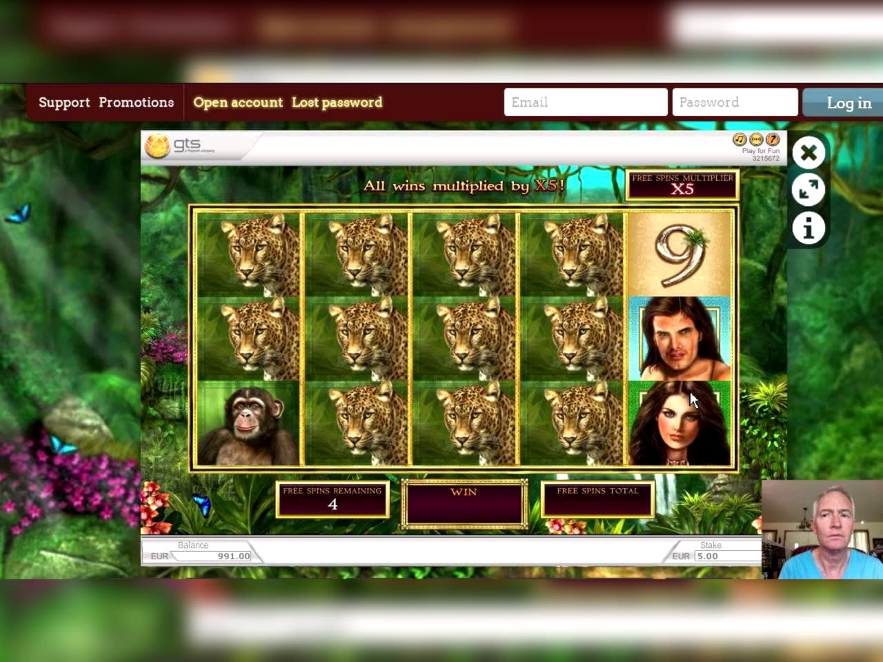 €580 Casino chip at Gamebookers Casino